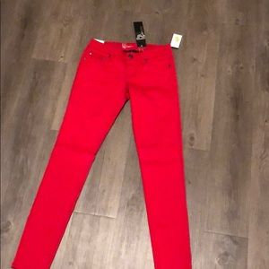 Red jeans